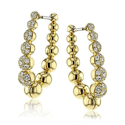 LE4549-Y HOOP EARRING