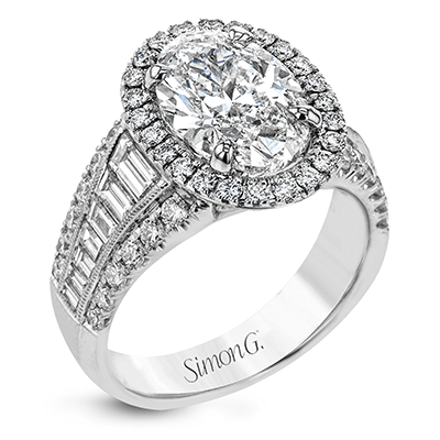 LR1164-OV ENGAGEMENT RING