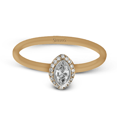 LR1170-MQ ENGAGEMENT RING