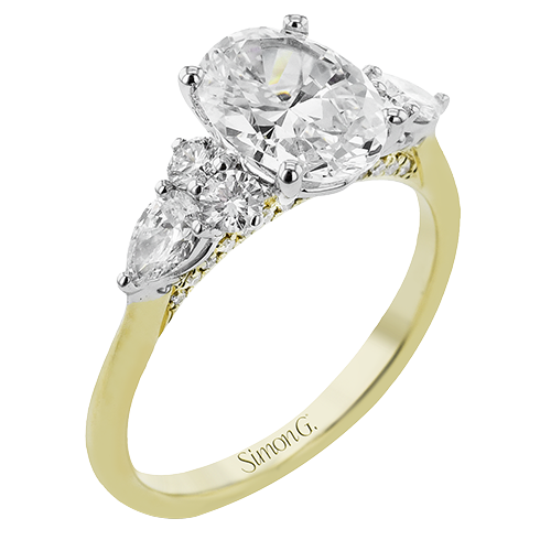 LR2563-OV ENGAGEMENT RING