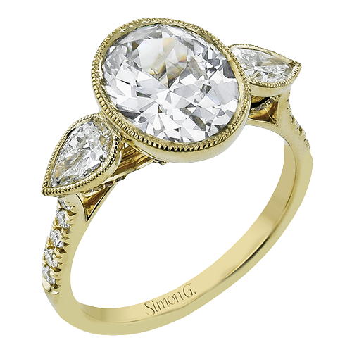 LR4085-OV ENGAGEMENT RING